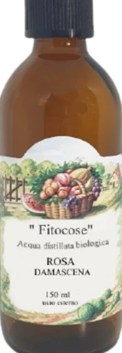 Acqua Distillata Biologica alla Rosa Damascena, 150 ml