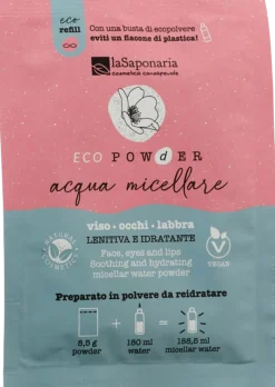 Acqua Micellare in Polvere Viso, Occhi e Labbra, 8,50 g