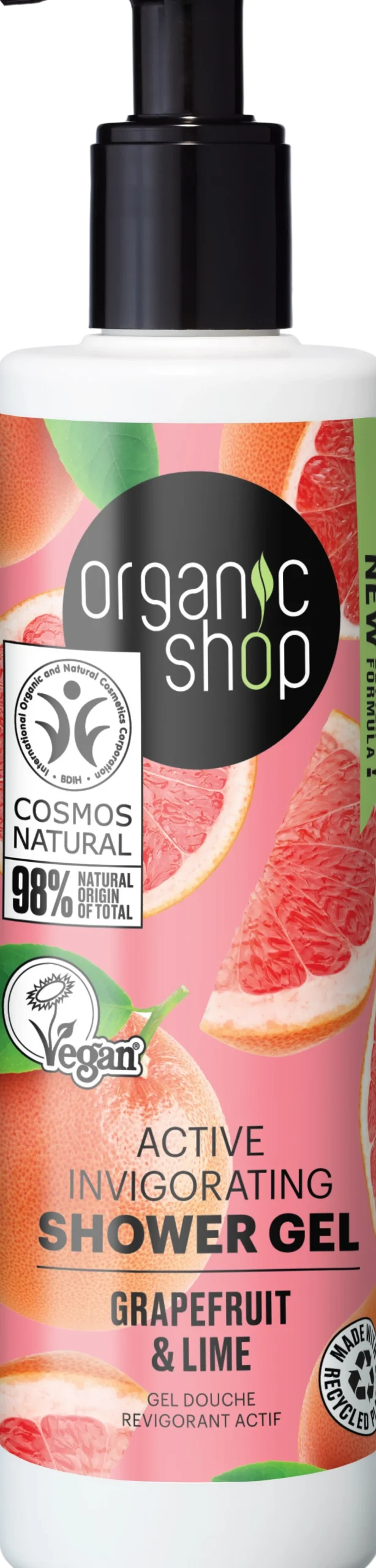 Active Invigorating Shower Gel Grapefruit & Lime, 280 ml