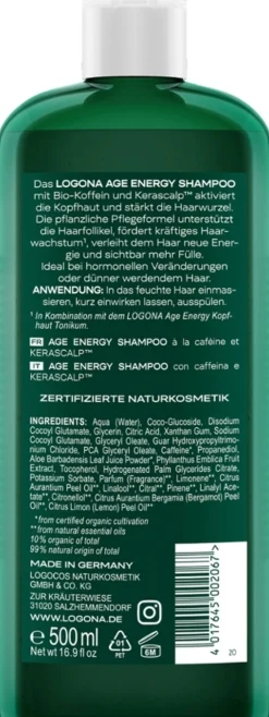 Age Energy Shampoo, 500 ml