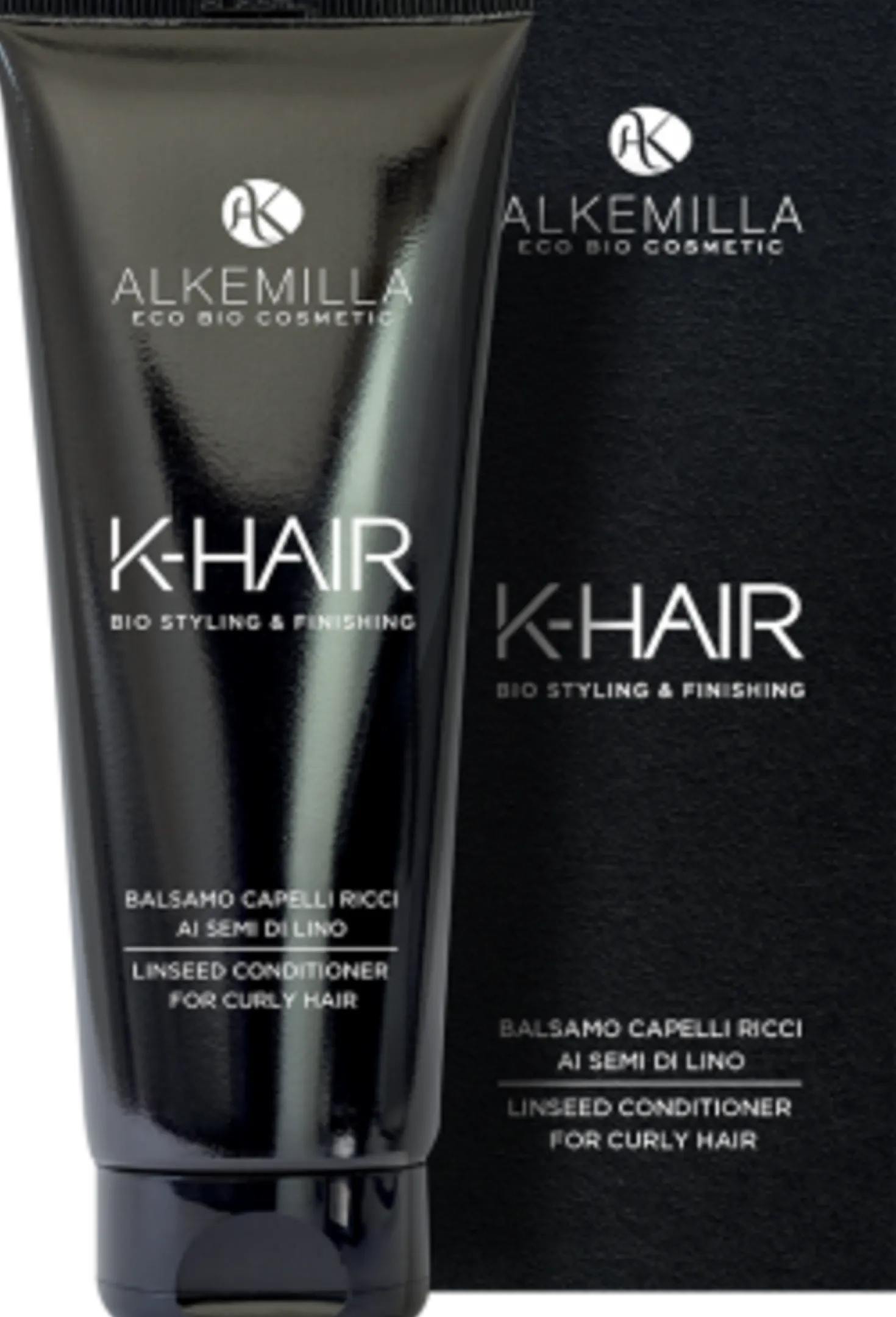 ALKHAIR Balsamo Capelli Ricci ai Semi di Lino, 200 ml