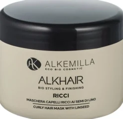 ALKHAIR RICCI+ Maschera Capelli ai Semi di Lino, 250 ml