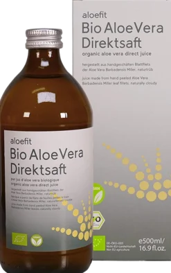 aloefit Succo di Aloe Vera Biologico, 500 ml
