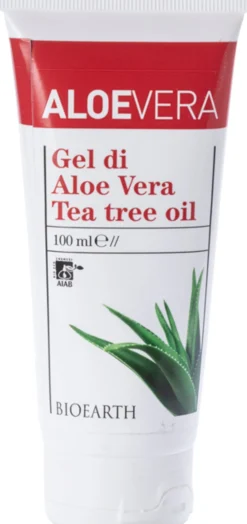 Aloe Vera Gel con Tea Tree Biologico, 100 ml
