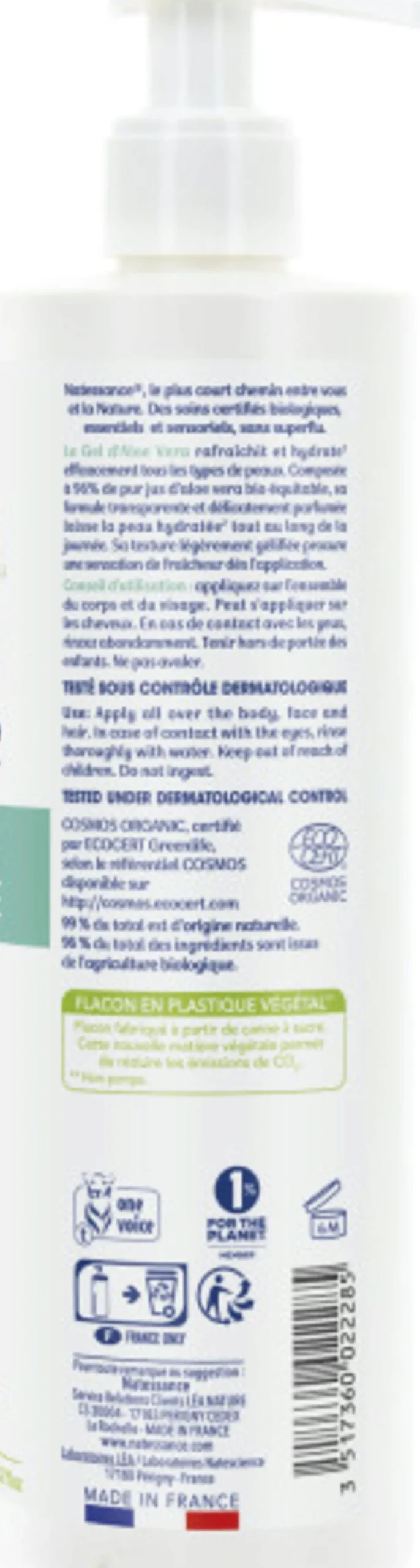 Aloe Vera Gel, 400 ml