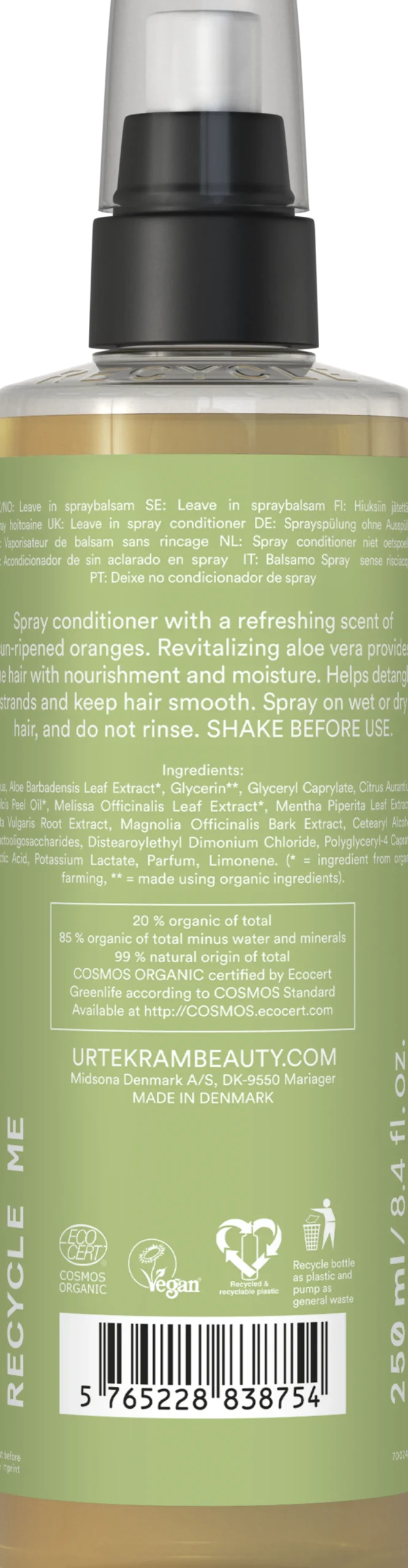 Aloe Vera Spray Conditioner, 250 ml