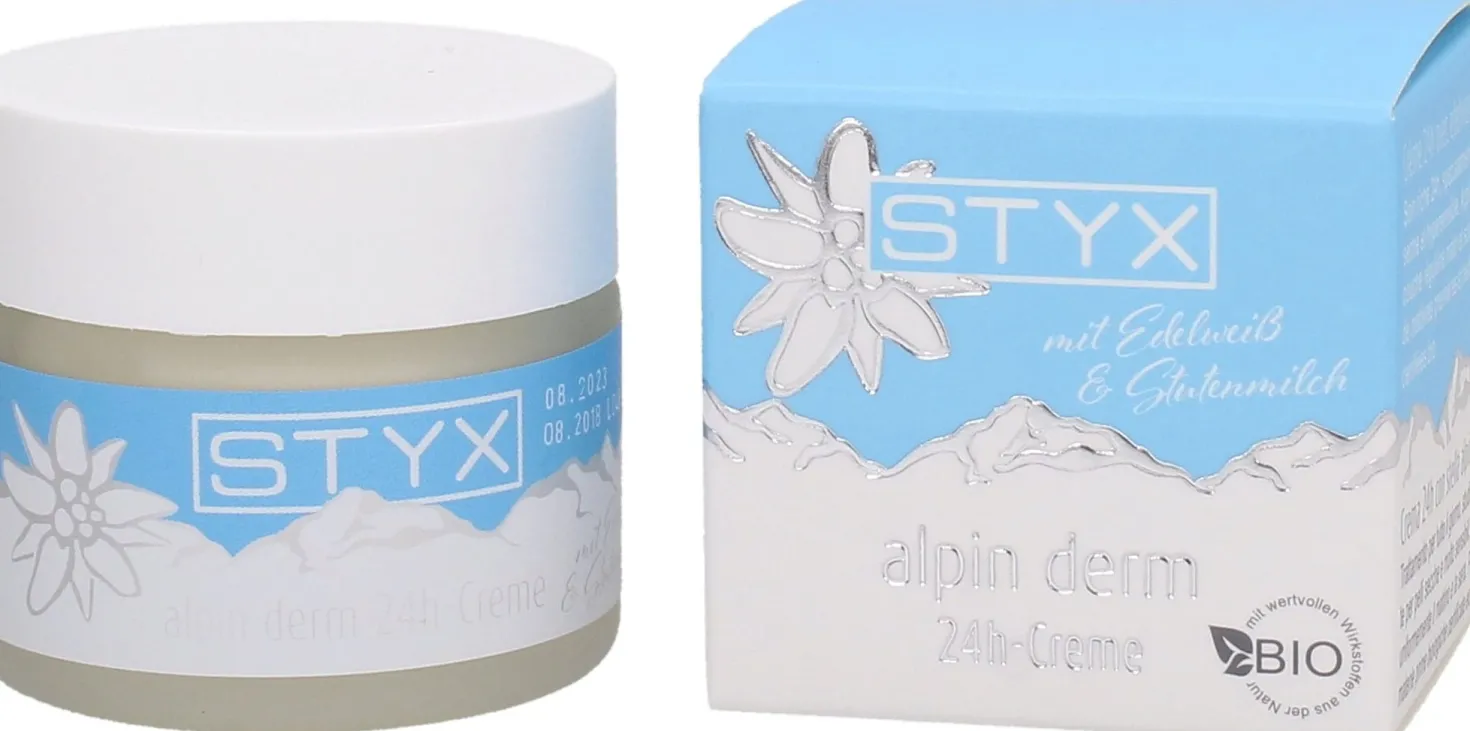 alpin derm - Crema Viso 24h alla Stella Alpina, 50 ml