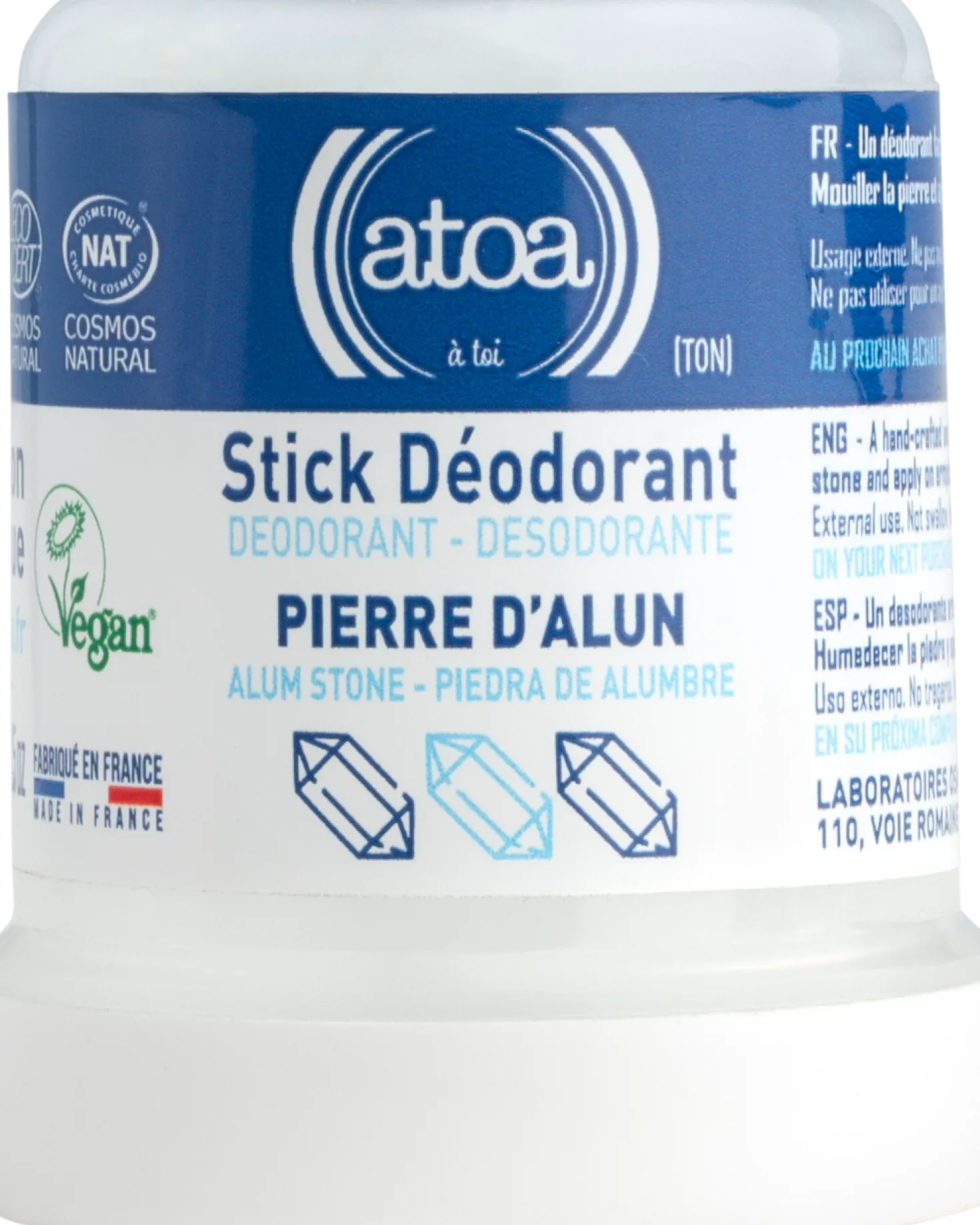 Alum Stone Stick Deodorant, 100 g