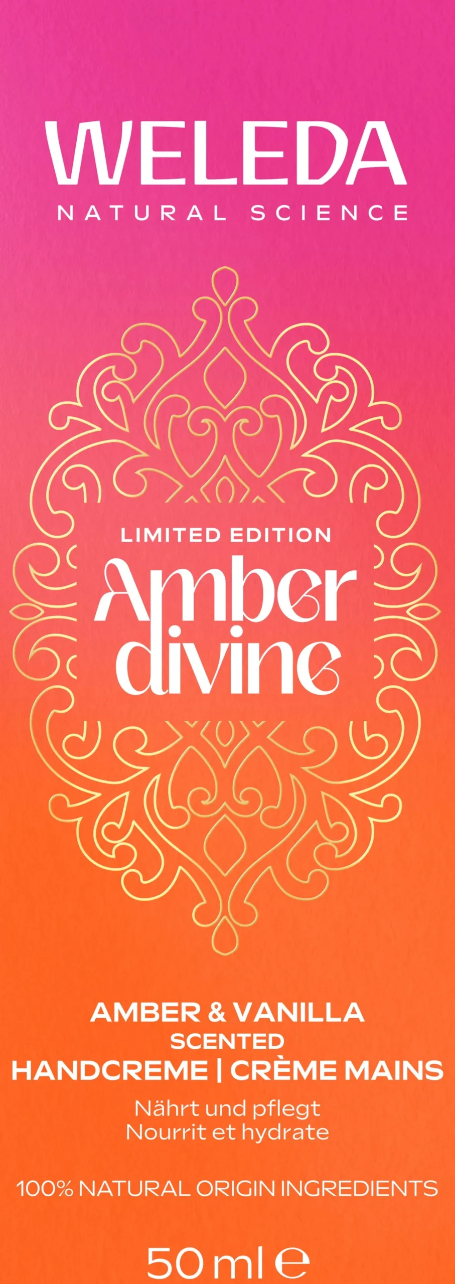 Amber Divine - Crema Mani, 50 ml
