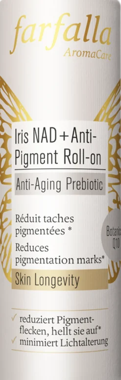 Anti-Aging Prebiotic Iris NAD+ Anti-Pigment Roll-On, 10 ml