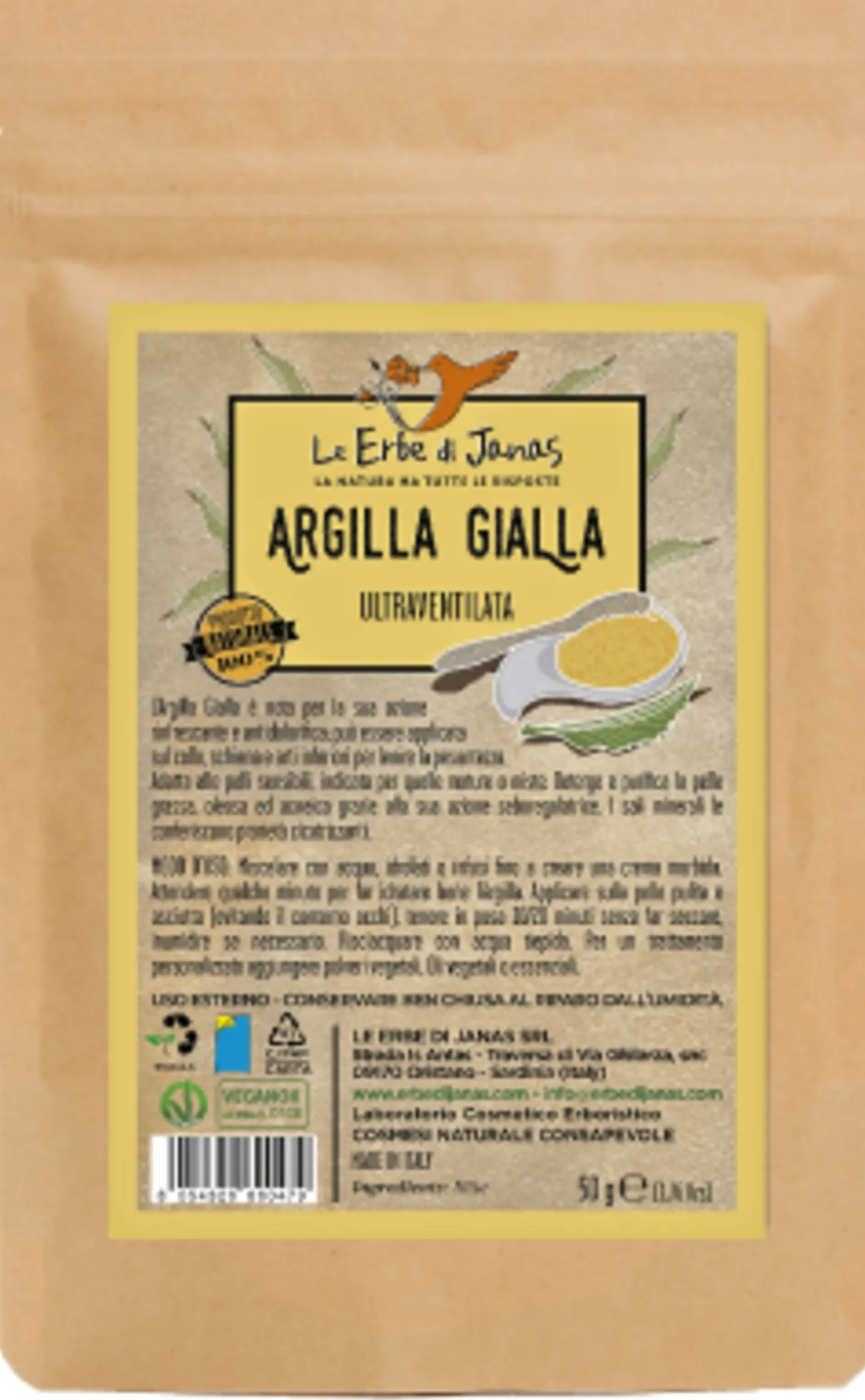 Argilla Gialla, 50 g