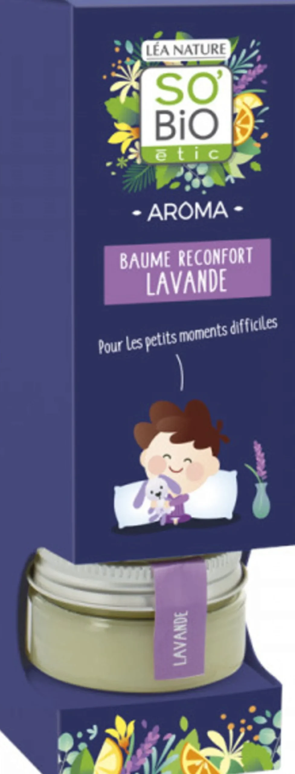 AROMA - Balsamo Confortante alla Lavanda per Bambini, 25 g