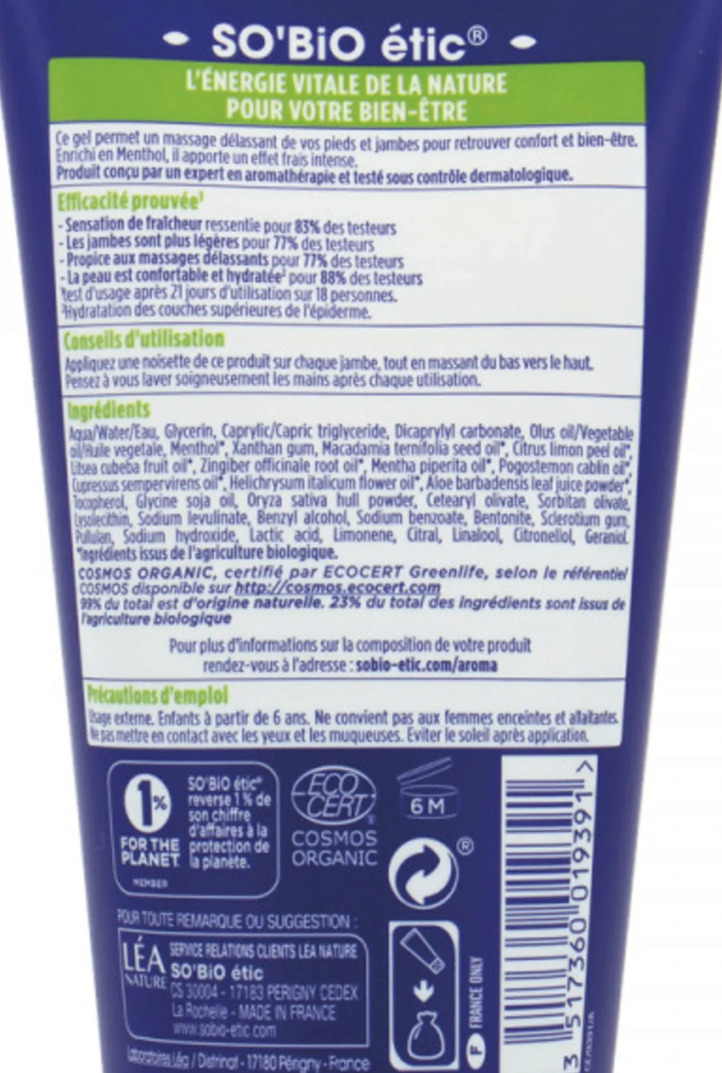 Aroma - Gel Rinfrescante per le Gambe, 150 ml