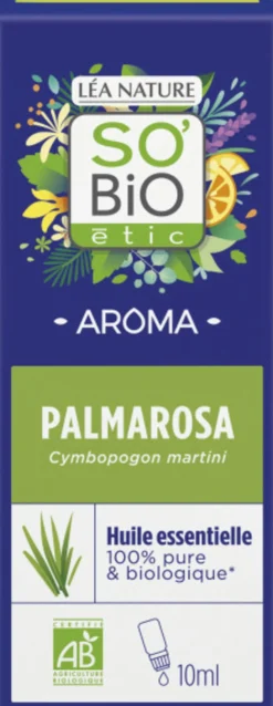 AROMA - Olio Essenziale Bio, palmarosa (10 ml)