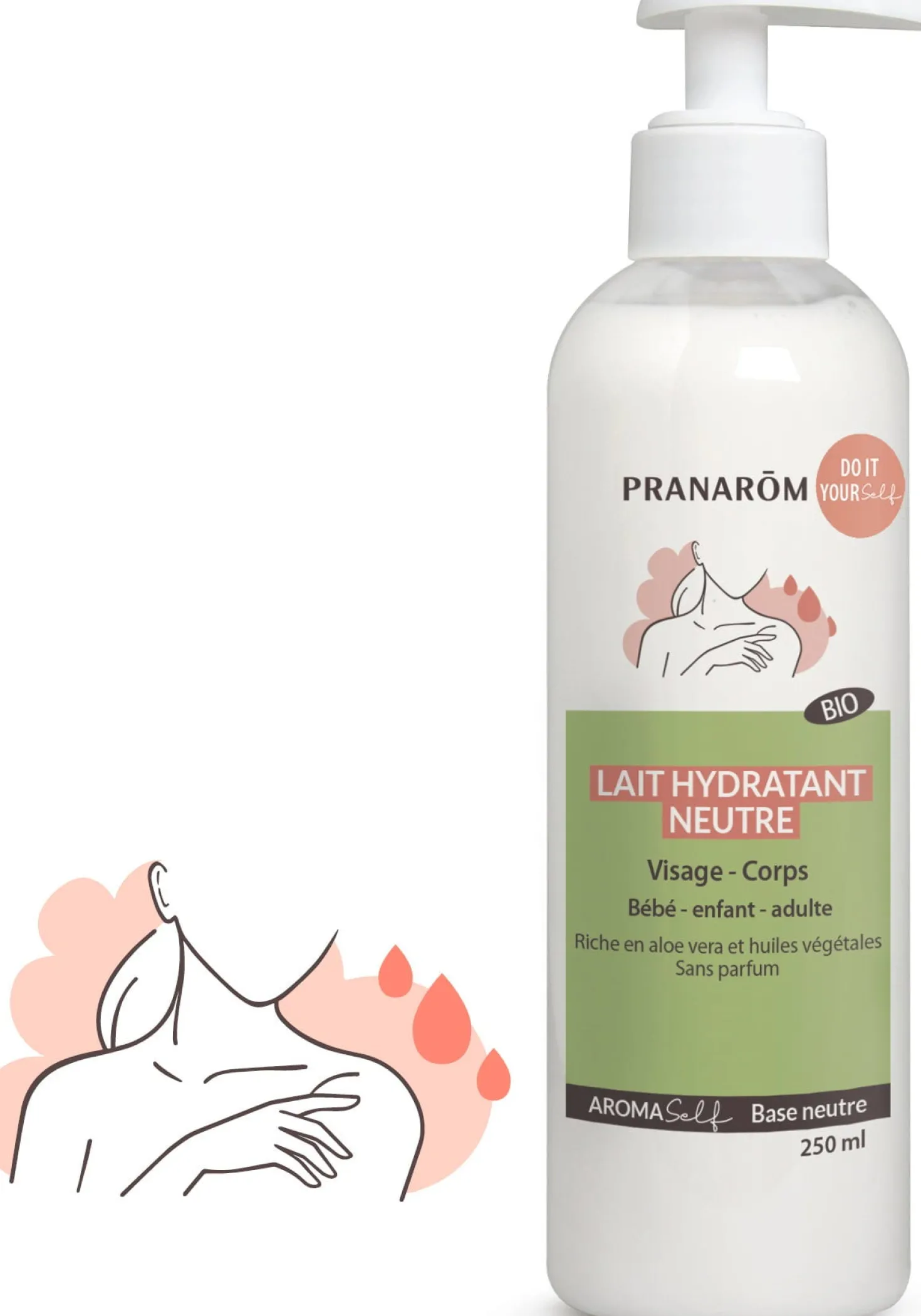 AromaSelf Latte Idratante Neutro , 250 ml