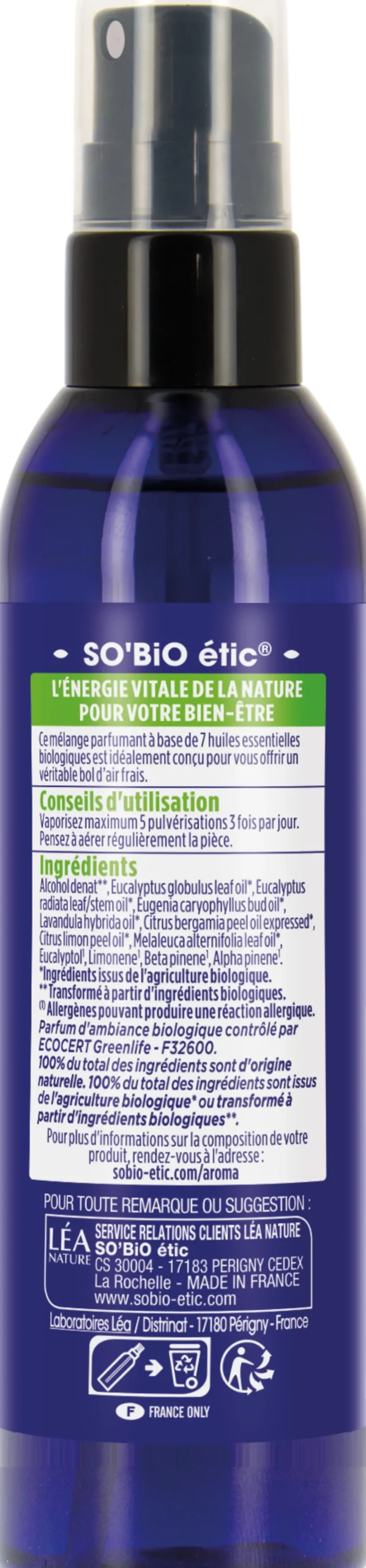 AROMA - Spray per Ambienti "Purifiant", Pompetta spray (200 ml)