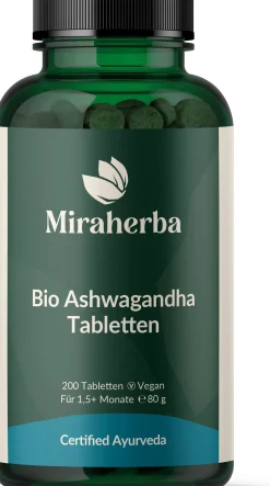 Ashwagandha in Compresse Bio, 200 compresse