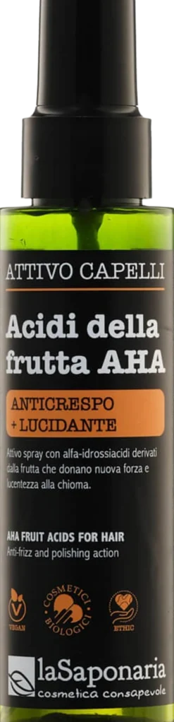 Attivo Spray Capelli Lucidante Acidi della Frutta AHA, 100 ml