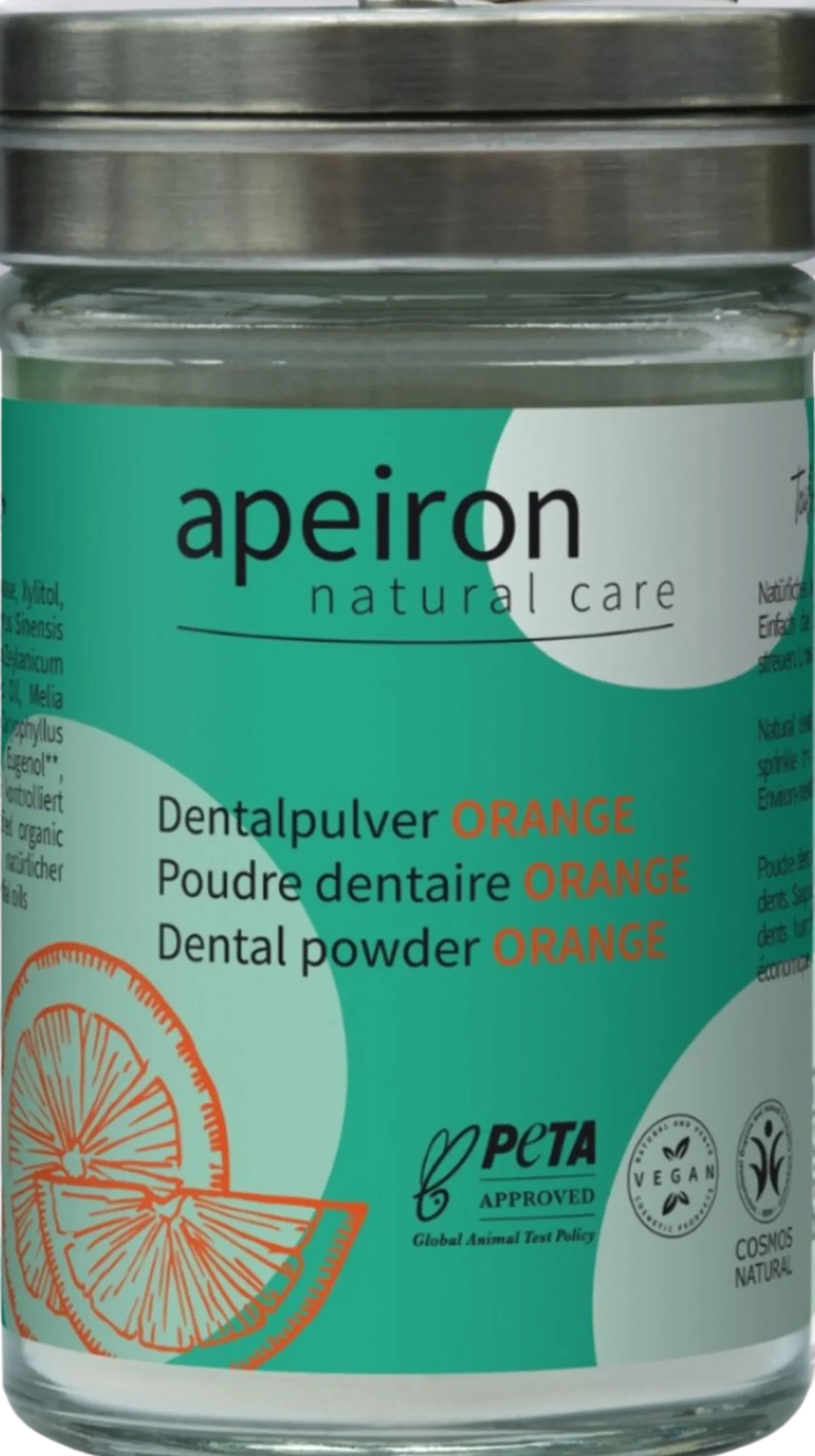 Auromère - Dentifricio in Polvere, Arancia, 40 g