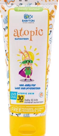 Baby & Kids Mineral Atopic Sunscreen SPF30, 100 ml