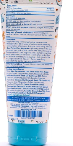 Baby & Kids Mineral Sport Sunscreen SPF30, 100 ml