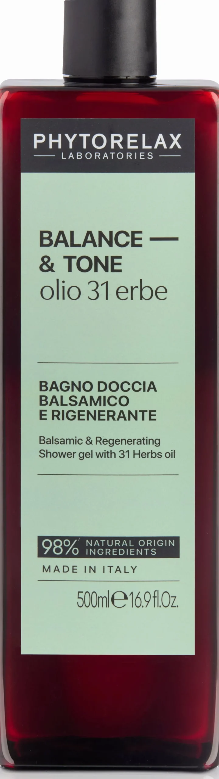 Bagno Doccia Balsamico e Rigenerante - Olio 31 Erbe, 500 ml