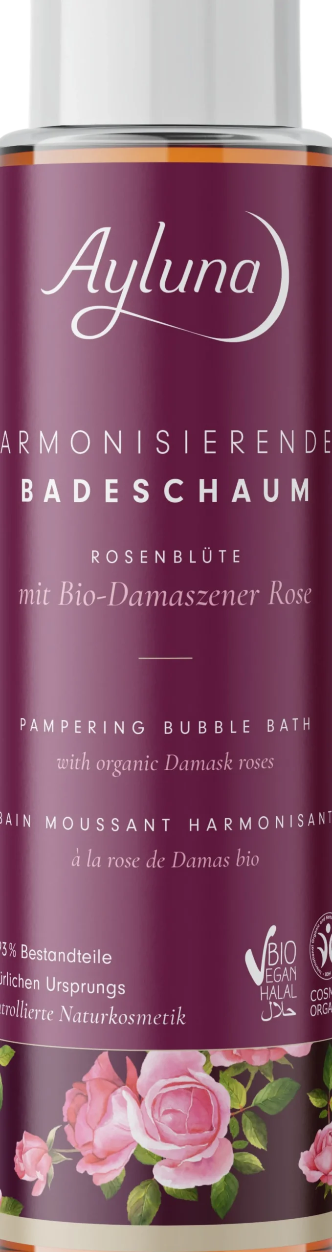Bagnoschiuma Armonizzante ai Fiori di Rosa, 400 ml