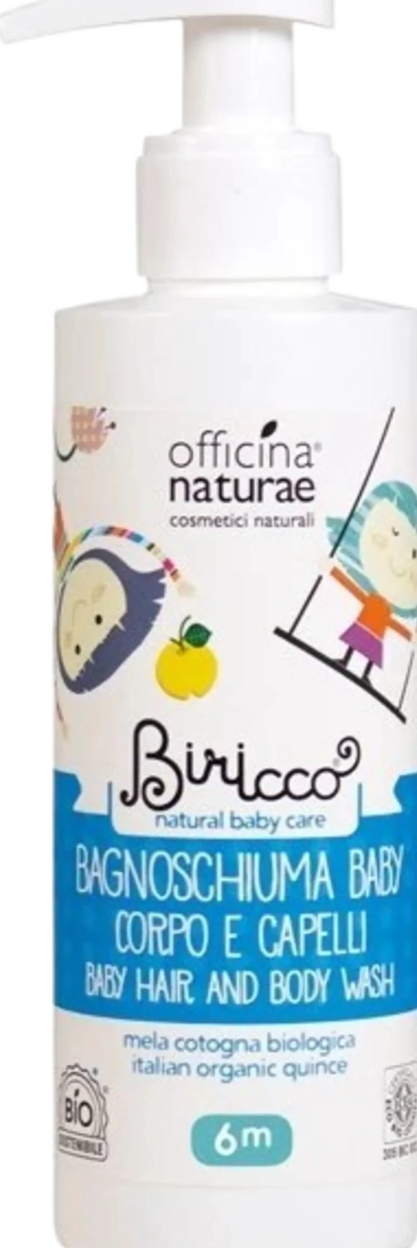 Bagnoschiuma Baby Corpo e Capelli, 200 ml