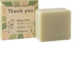 Bagnoschiuma Solido "Thank You" - Melissa e Salvia, 100 g