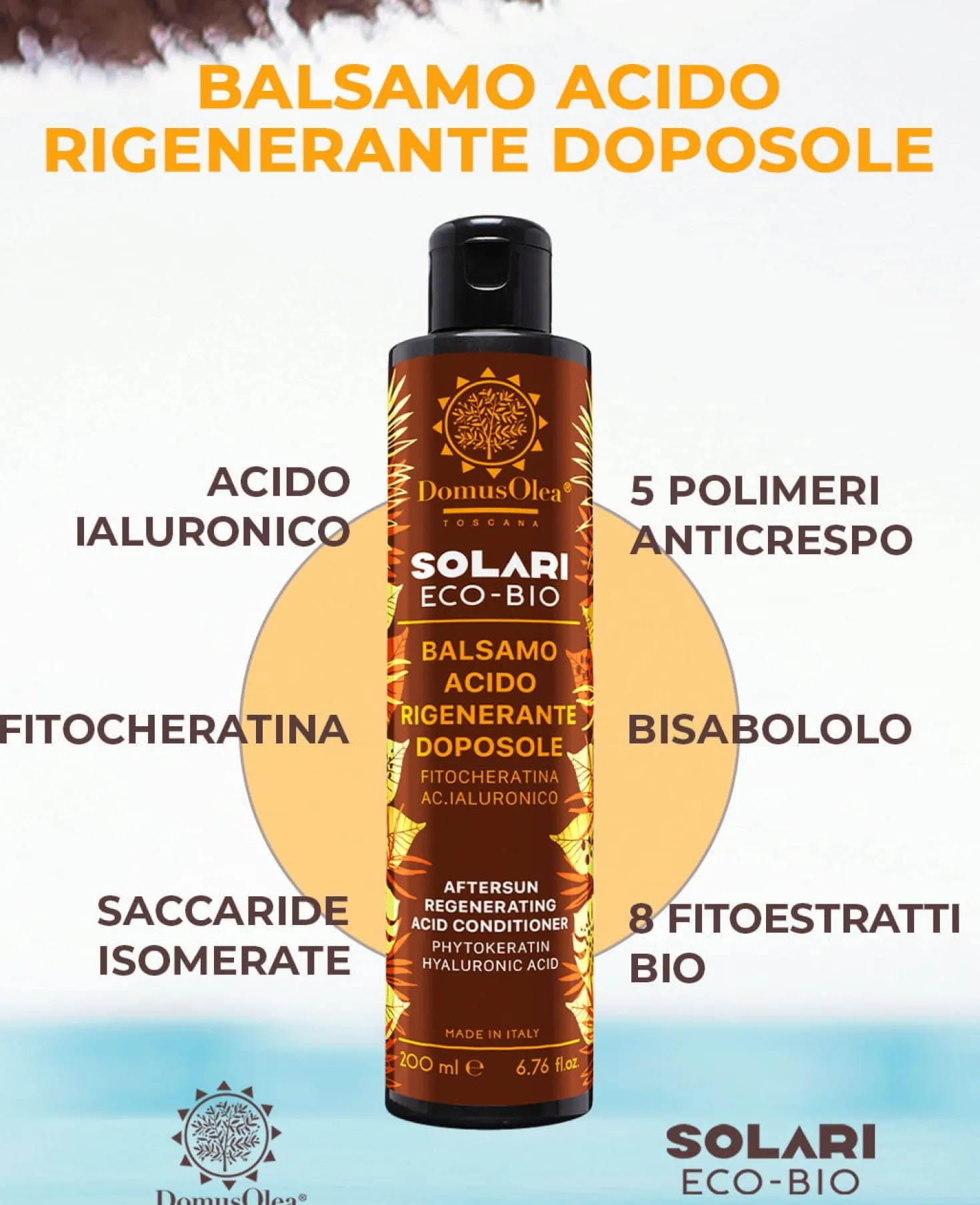Balsamo Acido Rigenerante Doposole, 200 ml