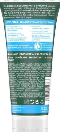 Balsamo Idratante all'Aloe Vera, 200 ml