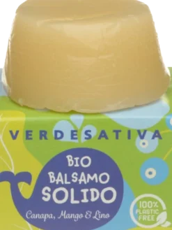 Balsamo Solido Canapa, Mango e Semi di Lino, 40 g