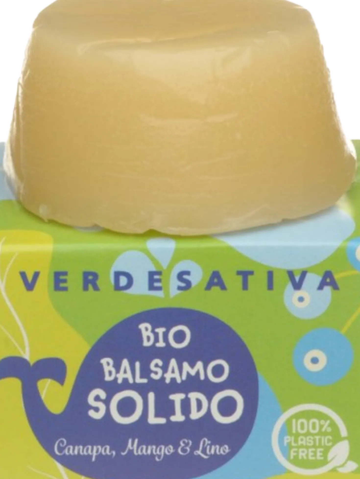 Balsamo Solido Canapa, Mango e Semi di Lino, 40 g