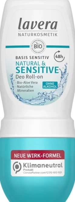 basis sensitiv - Deo Roll-On NATURAL & SENSITIVE, 50 ml
