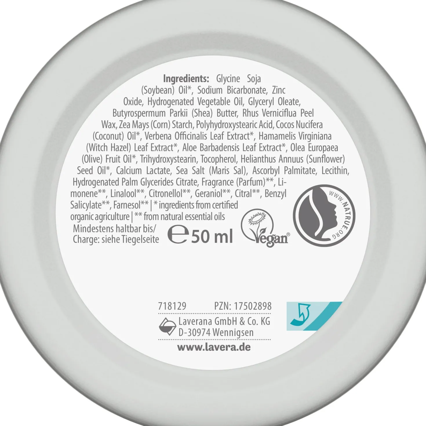 basis sensitiv - Natural & Sensitive Deo Cream, 50 ml