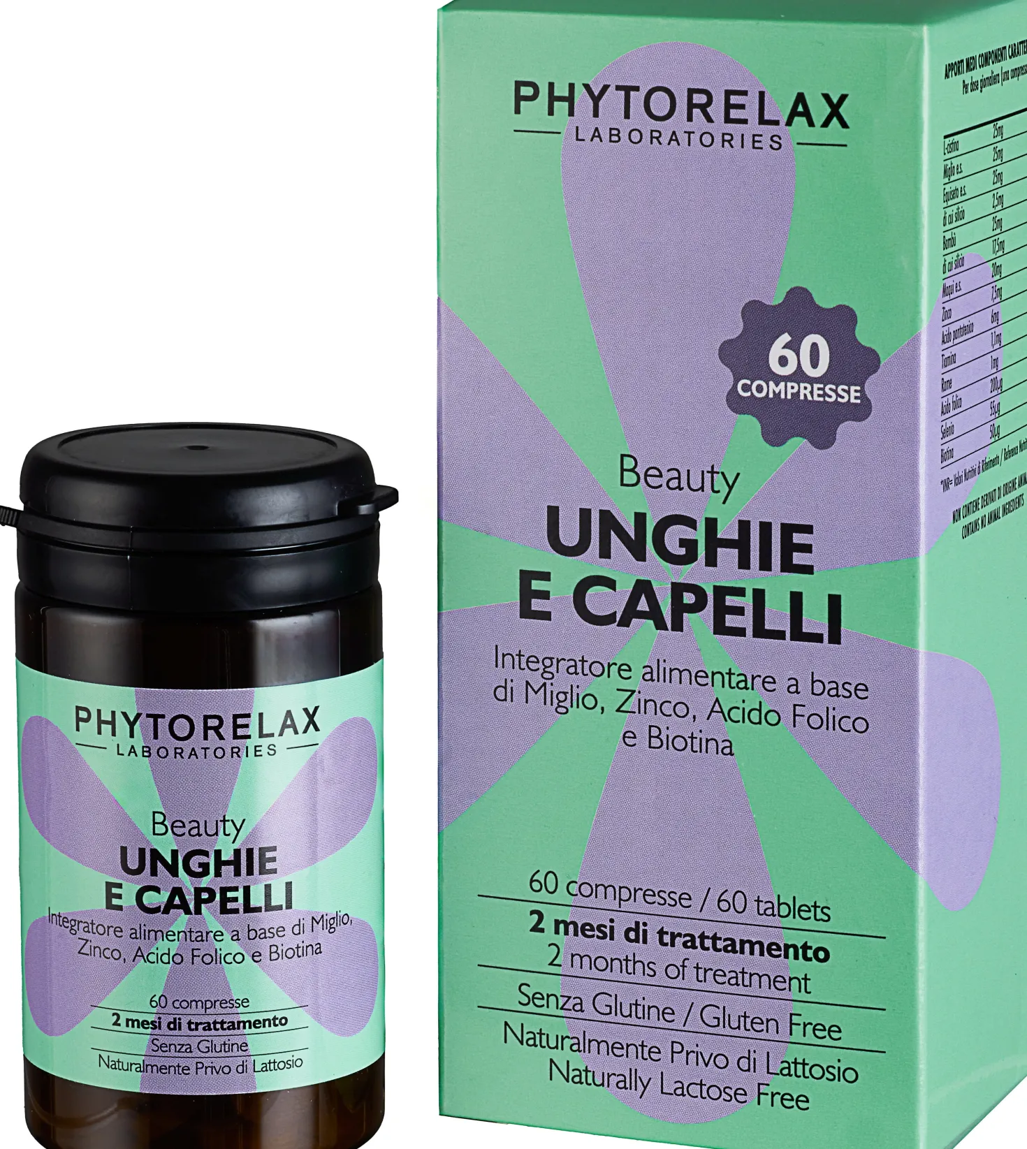Beauty Unghie e Capelli, 60 compresse