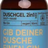 benecosBIO Gel Doccia 2in1 al Gin Bio, 50 ml