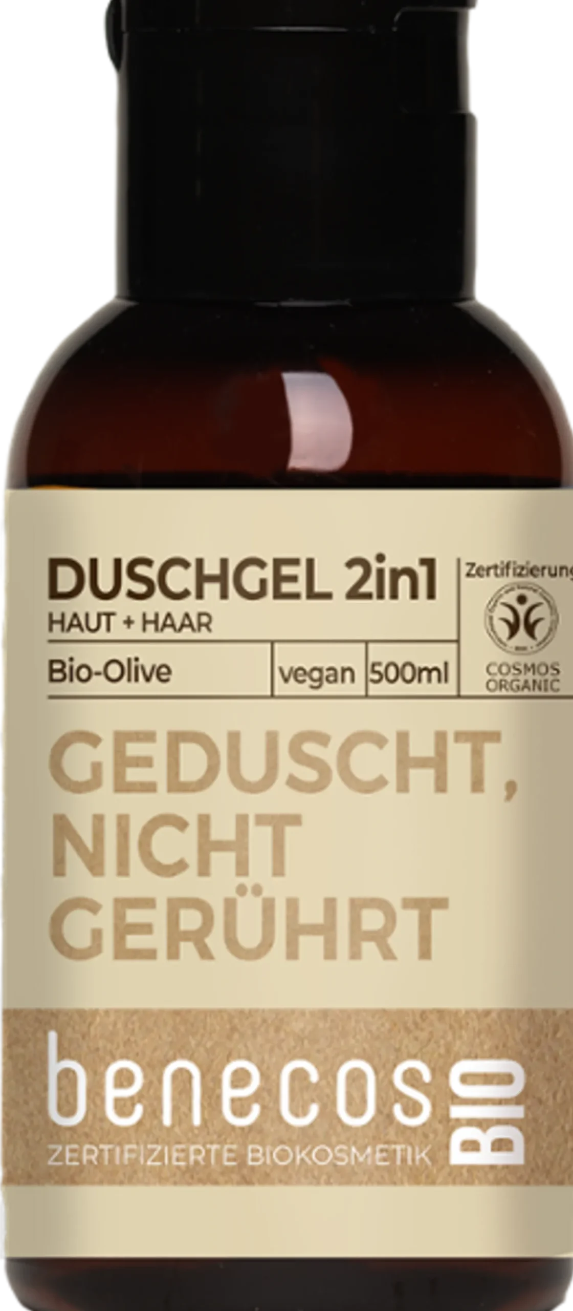 benecosBIO Gel Doccia 2in1 con Olio di Oliva Bio, 50 ml