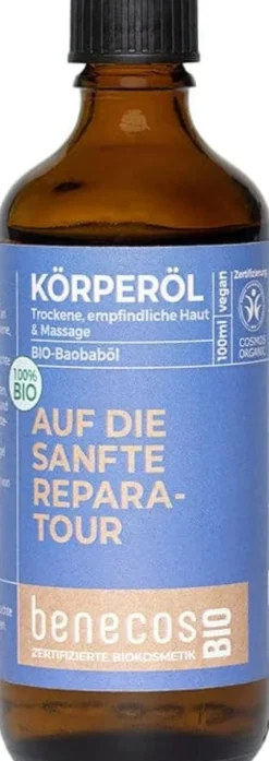 benecosBIO Olio Corpo al Baobab Bio, 100 ml