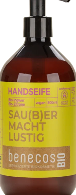 benecosBIO Sapone Mani Agrumato e Aromatico, 500 ml