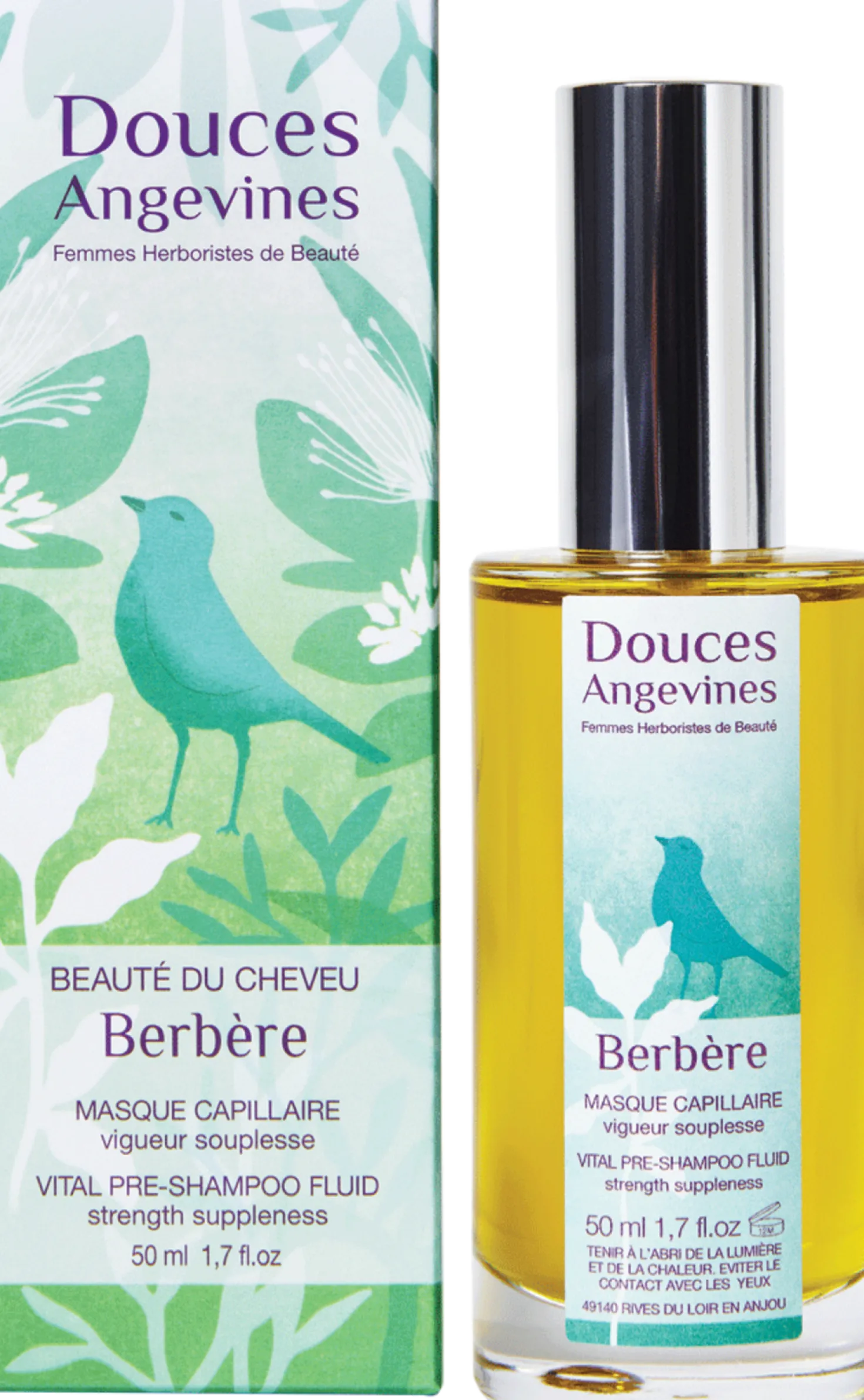 Berbère Vital Pre Shampoo Fluid, 50 ml
