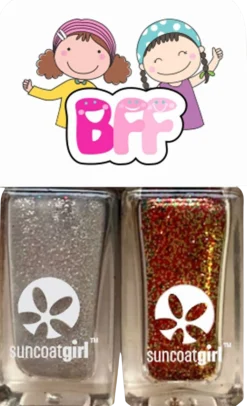 BFF Duo Glitter Dust Nail Polish Set