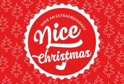 Bigliettino Personale Nice Christmas!, Nice Christmas!