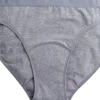 Bikini - Mutandine Mestruali Grigie - Flusso Leggero, S
