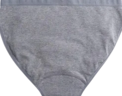 Bikini - Mutandine Mestruali Grigie - Flusso Leggero, S