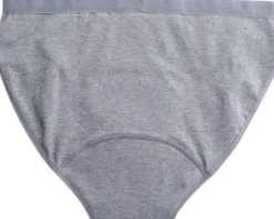 Bikini - Mutandine Mestruali Grigie - Flusso Medio, M