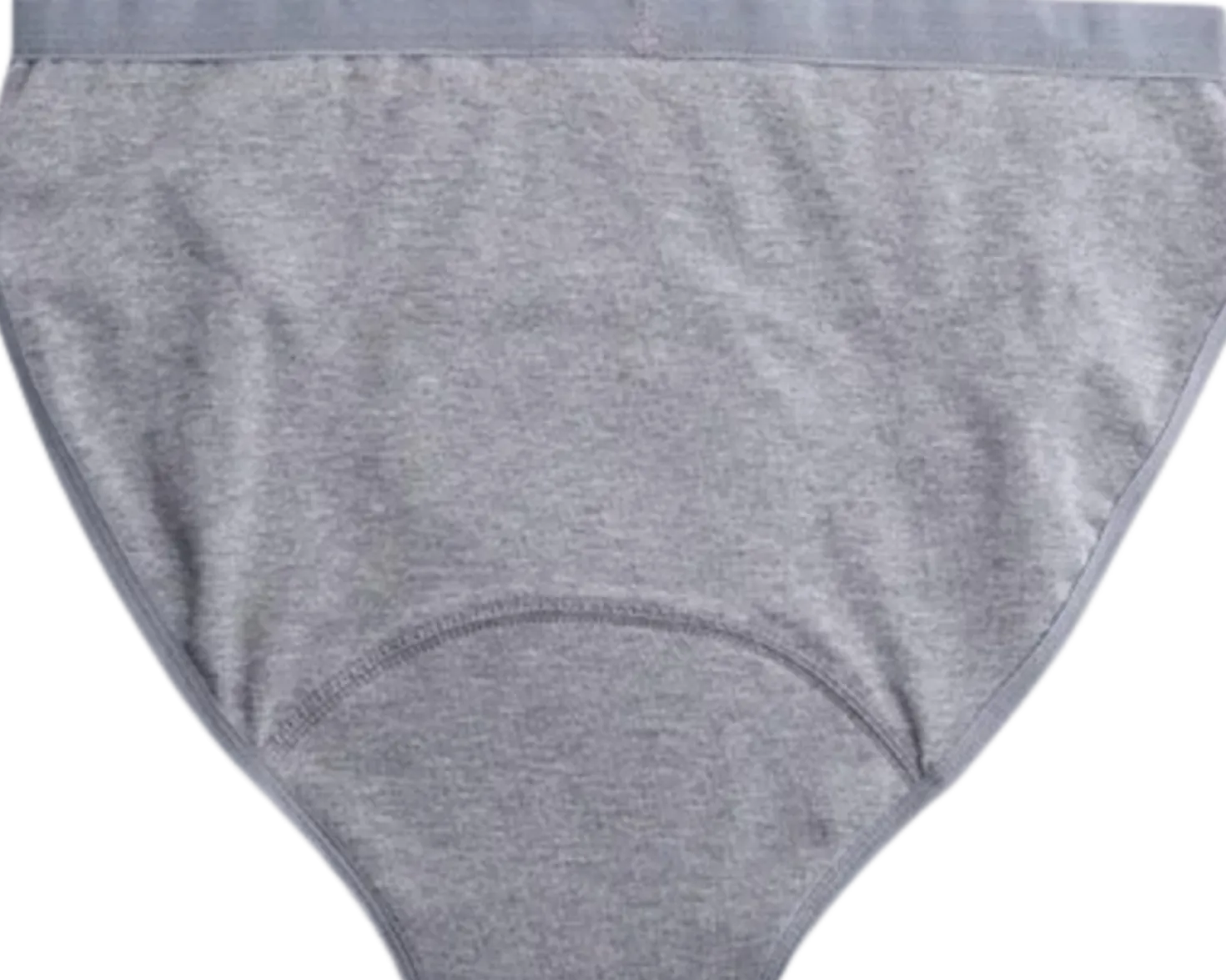 Bikini - Mutandine Mestruali Grigie - Flusso Medio, M
