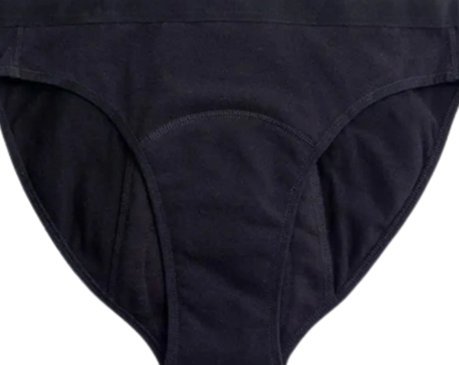 Bikini - Mutandine Mestruali Nere - Flusso Abbondante, M
