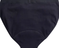 Bikini - Mutandine Mestruali Nere - Flusso Medio, L