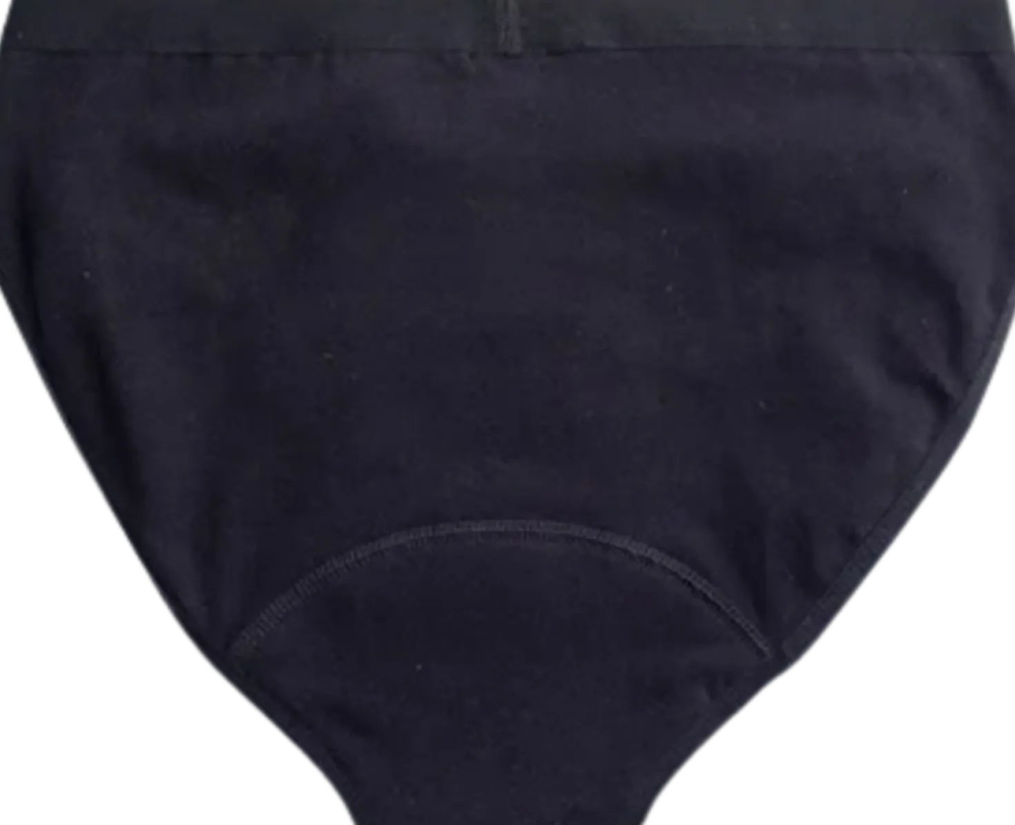 Bikini - Mutandine Mestruali Nere - Flusso Medio, L